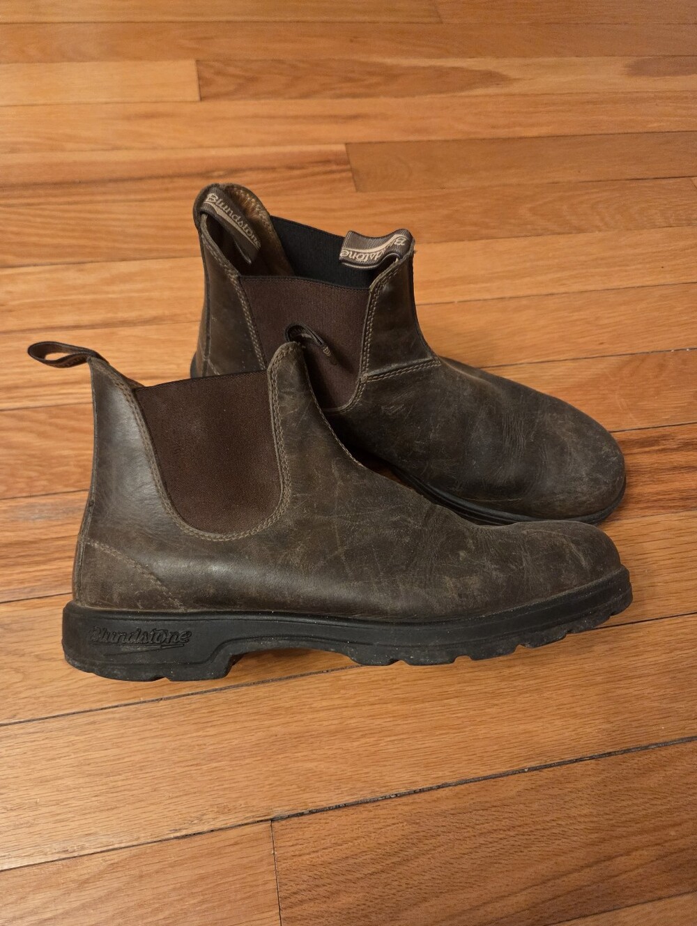 Blundstone Brown Chelsea Work Boots Mens 12